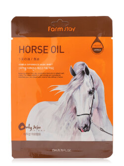 Маска для лица FarmStay Horse Oil Visible Difference Mask Sheet