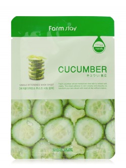 Маска для лица FarmStay Cucumber Visible Difference Mask Sheet