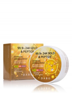 Патчи под глаза Dabo Hydro Gel Ampoule Patch 24K Gold & Peptide