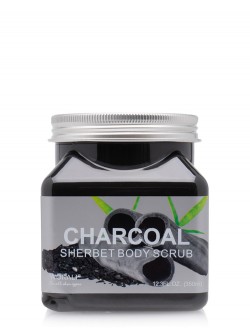 Скраб для тела Wokali Charcoal Sherbet Body Scrub