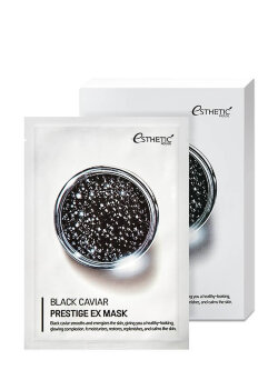 Маска для лица Esthetic House Black Caviar Prestige Ex Mask