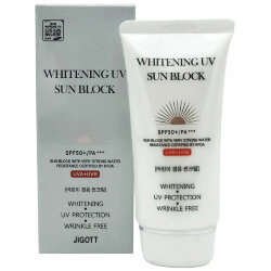 Jigott Солнцезащитный крем Whitening Uv Sun Block Cream SPF50+/PA+++,