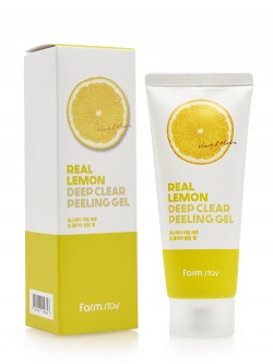 Пилинг-гель для лица FarmStay Deep Clear Peeling Gel Real Lemon