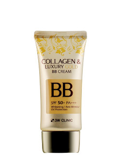 BB крем для лица 3W Clinic Collagen & Luxury Gold BB Cream SPF 50+/PA+++