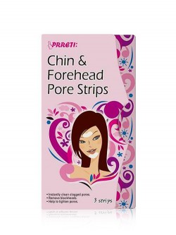 Полоски для подбородка и лба Prreti Chin & Forehead Pore Strips