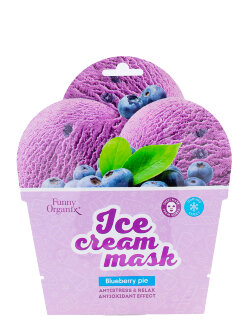 Маска для лица Funny Organix Ice Cream Mask Blueberry Pie