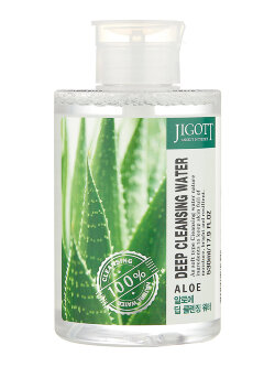 Жидкость для снятия макияжа Jigott Deep Cleansing Water Aloe
