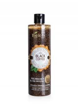 Гель-скраб для тела Bielenda Stress Relief Naturals Shower Gel + Body Scrub Black Coffee