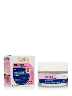 Крем для лица Delia Dermo System Moisturizing Hypoallergenic Cream