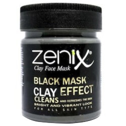 Zenix Professional Black Mask Clay Effect Очищающая глиняная маска для лица