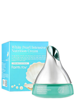 Крем для лица Farmstay White Pearl с экстрактом жемчуга