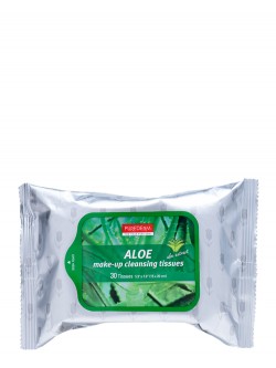 Салфетки для снятия макияжа PureDerm Aloe