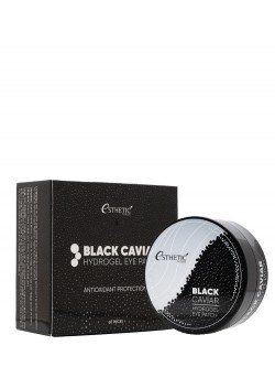Патчи для глаз Esthetic House Black Caviar Hydrogel Eye Patch