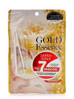 Маска для лица Japan Gals Gold Essence Mask