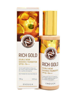 Тональный крем Enough Rich Gold Double Wear Radiance Foundation SPF 50+ PA+++