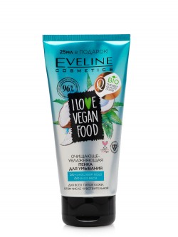 Пенка для умывания Eveline I Love Vegan Food Очищающе-увлажняющая