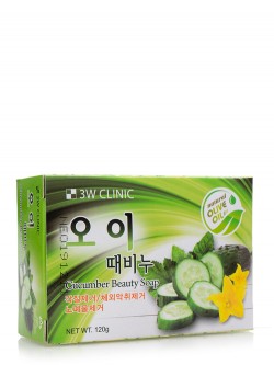 Мыло 3W Clinic Cucumber Beauty Soap
