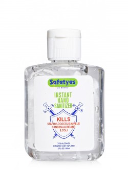Санитайзер для рук Safetyes Instant Hand Sanitizer 75% Alcohol