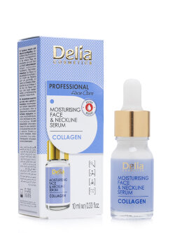 Сыворотка для лица, шеи и декольте Delia Moisturizing Face & Neckline Serum