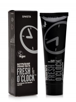 Зубная паста Spasta Fresh O`Clock Charcoal Detox