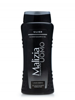 Шампунь-гель для душа Malizia UOMO Silver Shower Shampoo Gel