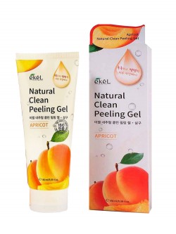Пилинг-скатка для лица Ekel Natural Clean Peeling Gel Apricot